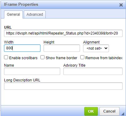 qrz iframe properties